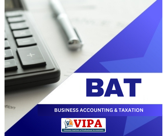 Certified Business Accounting & Taxation - (BAT Course)